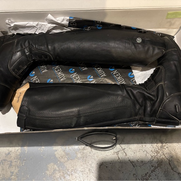 Black Tall Riding Boots - Picture 2 of 6